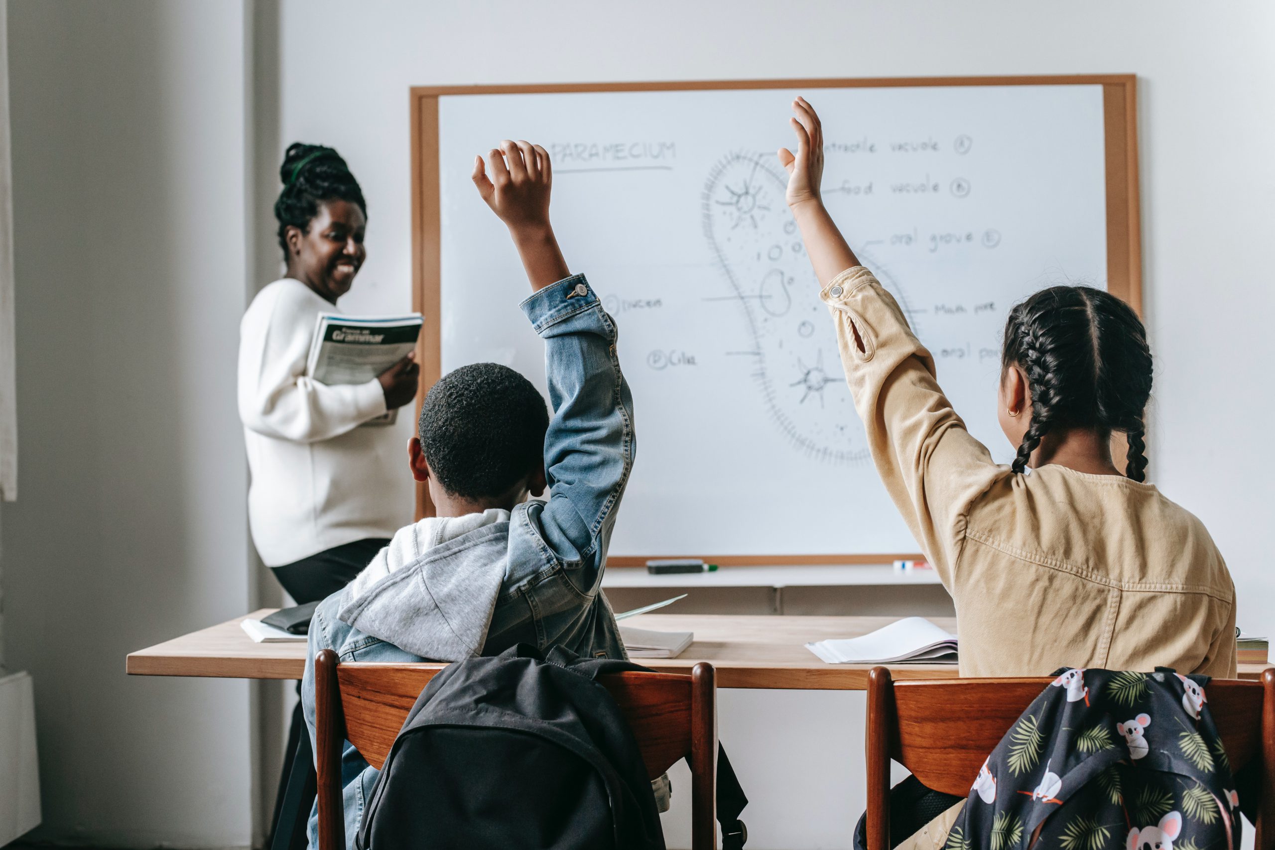 teacher and students