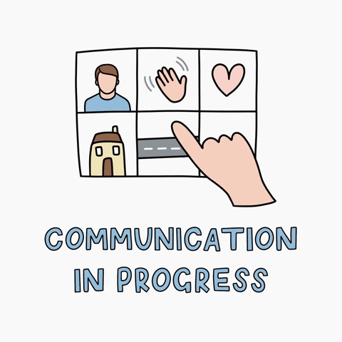 communication in progress
